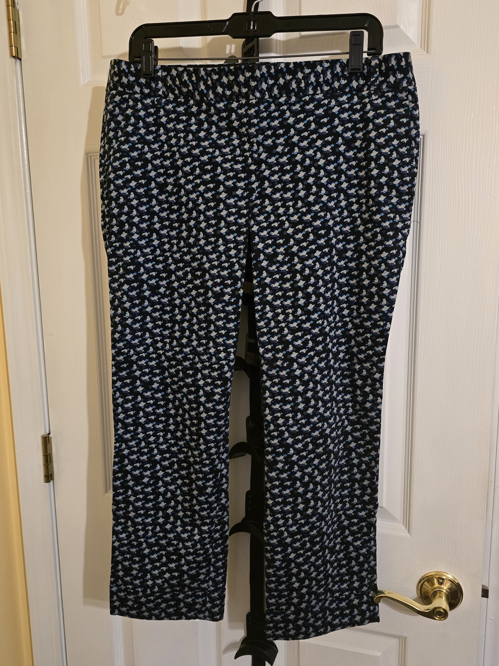 The Limited Navy Blue & Light Blue Straight-Leg Drew Fit Pants